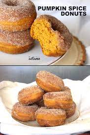 Easy Pumpkin Spice Donuts - Baked Not Fried Recipe Desserts Pumpkin Spice Donut Donut Recipes