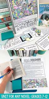 Novel Study For Any Middle Or High School Fiction Book Grades 7 12 Everything You Need To Com Middle School Reading High School Fiction Teaching Literature