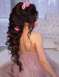 Pin By Bhavishavanawala On Bridal Hair Updo Party Hairstyles Indian Wedding Hairstyles Bridal Hair And Makeup