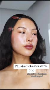 Flushed Cheeks with Cho using @Kevyn Aucoin Glass Glow Face in Crystal  Clear and @Charlotte Tilbury Lip and Cheek Glow in Colour of Dreams ✨️✨️  #makeupbythembi #blusher #glassskin #makeup ...