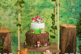 Enchanted Forest Birthday Party Ideas Photo 1 Of 13 Enchanted Forest Cake Forest Birthday Party Enchanted Forest Birthday