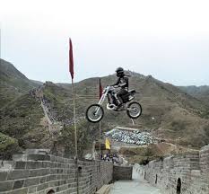 Eddie Kidd Jumping The Great Wall Of China The Incredibles Stunts Pictures