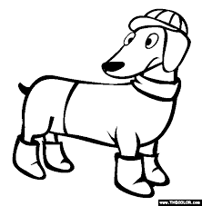 Dachshund Coloring Page Free Dachshund Online Coloring Puppy Coloring Pages Dog Coloring Page Toy Story Coloring Pages