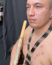 Jeremy Nathaniel Krueger-Grinnell “Stands With The Whistle”, MHA Nation  captured in the historic wet plate collodion process of silver