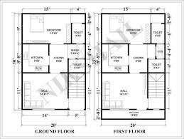 20x30 House Plan With 3d Elevation By Nikshail 20x30 House Plans House Plans 20x40 House Plans