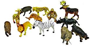 Amazon Com 12 Zoo Safari Animal Figures 3 4 5 Hard Plastic New Toys Games Animal Figures Animals Safari Animals