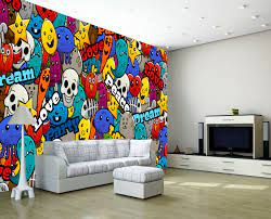 2048x1152 wall graffiti wallpapers hd graffiti wall â¤ 4k hd desktop wallpaper for 4k ultra hd tv. Graffiti Wallpaper Mural Photo Wall Sticker Boob Home Boy Teen Room Poster Decor Ebay