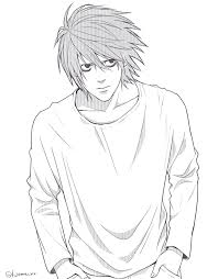 Show your kids a fun way to learn the abcs with alphabet printables they can color. Death Note Male Page 73 Zerochan Anime Image Board