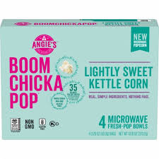 Angie S Boom Chicka Pop Gluten Free Lightly Sweet Kettle Corn Microwave Popcorn 4 Ct 3 29 Oz Gerbes Super Markets