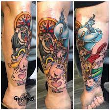 See more ideas about tattoos, disney tattoos, cool tattoos. Disney Character Tattoo Sleeve Disney Tattoos Disney Characters Tattoos Disney Sleeve Tattoos