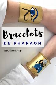 Comment Fabriquer Des Bracelets De Pharaons Theme Egypte Ancienne Explorador Deguisement Fait Maison Pharaon Activite Manuelle Egypte