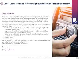 No matter what you're writing a proposal for, you'll want a smart cover letter to introduce your project. Cover Letter For Radio Advertising Proposal For Product Sale Increment Ppt Presentation Slide Powerpoint Slides Diagrams Themes For Ppt Presentations Graphic Ideas