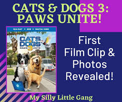 Gwen the cat and roger the dog are secret agents who covertly protect and save the world without humans ever finding out. Cats Dogs 3 Paws Unite First Film Clip Photos Revealed Catsanddogs3 My Silly Little Gang