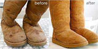 It S Really Easy To Clean Sheepskin Boots And Restore Them To Their Original State With Just A Couple Household Cleaning Ugg Boots Ugg Boots How To Clean Suede