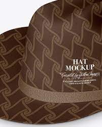 Download Fedora Hat Mockup In Apparel Mockups On Yellow Images Object Mockups