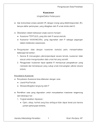 Https Repository Unikom Ac Id 37293 1 Bab 204 20 20kuesioner Pdf