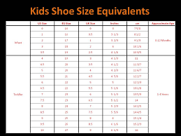 Kids And Girls Shoes Kids Shoes Size Chart