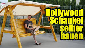 Eine alternative zu holz aus den tropen. Hollywoodschaukel Fur Den Garten Selber Bauen Youtube