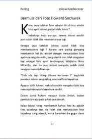 Maybe you would like to learn more about one of these? Joko Wi Undercover Pdf Txt