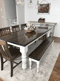Image Result For Espresso Farmhouse Dining Table With Leaf Farmhouse Style Dining Room Farmhouse Dining Room Table Modern Farmhouse Dining Room