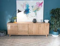The hollander collection is modern in sensibility with clean, crisp lines. Large Solid Oak Sideboard Buffet