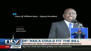 Will also keep you hooked with memes, gifs. Ruto Warms Up To Coalition With Odm Says Raila Is The Only Politician With National Outlook Youtube