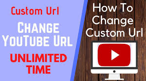 This is the only social media network that doesn't allow changes to urls at any time. Custom Url How To Change Your Youtube Custom Url Unlimited Time For Yo You Youtube Youtube Video Link Youtube