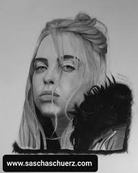 Your festival experience starts here. Sascha Schurz Billie Eilish Drawing By Sascha Schurz