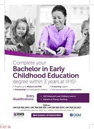 College degrees in the field of early childhood education have different themes and content than other types of education and teaching studies. International Institute Of Health Sciences Iihs Health Science Healthcare Training Childhood Education