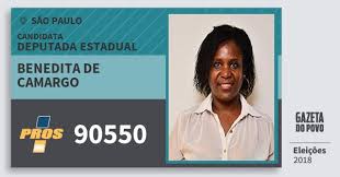 She had some periods of training with. Benedita De Camargo 90550 Pros Deputada Estadual Sao Paulo Eleicoes 2018
