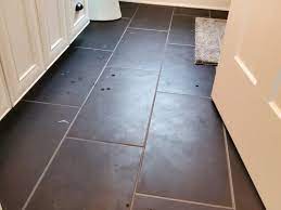And some big ones so you can lay them down next to your cabinets and go with a floor tile that you love long term. Dark Tile Floors Always Look Dirty Help