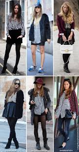 Black And White Striped Shirt Outfit Women S Erica Blue Autore A Blue Is In Fashion This Year Page 106 Of 183 Striped Shirt Outfit Fall Outfits With Striped Shirts Black Striped Shirt Outfit