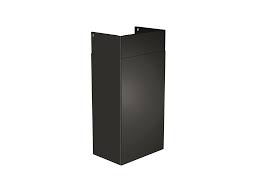 Kit Cheminee Noir Pour Hottes Verticales Inclinees Faber Cocktail Leroy Merlin
