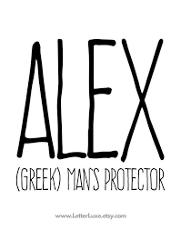 Alex Name Meaning Printable Nursery Art Baby Shower Gift Inspirational Typography Art Digital Names With Meaning Printable Nursery Art Baby Boy Names