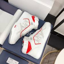 These sneakers released in april of 2020 and. Christian Dior B27 High Top Red Sneaker Alimorluxury
