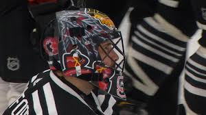 Crawford doesn't really deviate from the feathers and the classic blackhawks crest. Why Corey Crawford Was Briefly Removed From Game By Nhl Concussion Spotters Rsn