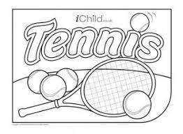 Tennis coloring sheet clip olympics panda tennis color abcteach. Pin On Clever Crafts
