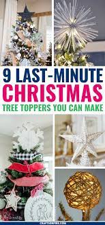 Need A Quick Easy Diy Tree Topper To Make Your Christmas Tree Look Amazing Then You Ll Love Diy Christmas Tree Topper Diy Tree Topper Christmas Tree Toppers