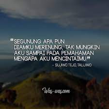 Apa itu cinta sujiwo tejo. Kata Kata Romantis Sudjiwo Tedjo Was Was Com