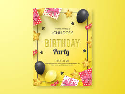 Follow these 21 professional tips to listed are some variations of invitation cards, ranging from small and square to thin and oblong. Happy Birthday Invitation Card Poster Design Birthday Invitations Happy Birthday Invitation Card Invitation Cards