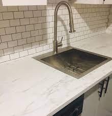 Ikea Ekbacken White Marble Effect Countertop Countertops Kitchen Countertops Laminate White Laminate Countertops