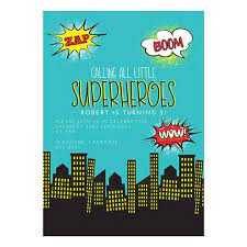 Plan your superhero party today! Superhero Birthday Invitation Birthday Party Invitations