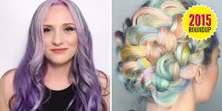 Celebrity holiday hair ideas 2015 gorgeous holiday hair ideas to steal from the red carpet. Hair Color Trends Of 2015 Craziest Hair Colors