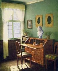 Casa Natale Di Goethe A Francoforte Wood Chair Old Wood Interior