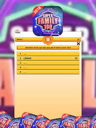 Each question has multiple answers, but the top answers (that were selected most frequently by the survey respondents) provide the most points. Super Family 100 Terbaru 2018 For Android Apk Download