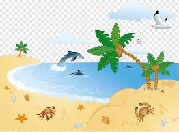 Cartoon beach pics are great to personalize your world. Cartoon Beach Landscape Computer Wallpaper Happy Birthday Vector Images Png Pngwing