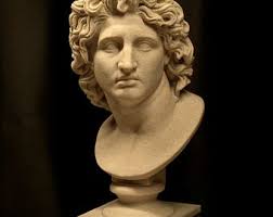 Beeldje van Alexander de Grote, historische pop