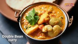 Double Bean Curry Ventuno Home Cooking Youtube Beans Curry Indian Beans Recipe Cooking