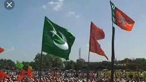 Bjp whatsapp status narendra modi bharatiya janata party latest supporter status political. Fact Check Misleading Facebook Post Of Pakistani Flags In Bjp Rally Goes Viral Fact Check News