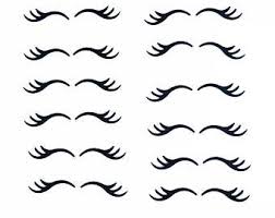 Unicorn eyelash template, 3 unicorn lashes, unicorn svg, unicorn backdrop decoration, unicorn face, unicorn eyelashes, unicorn eyelashes svg. Unicorn Eyelashes Template Free Novocom Top